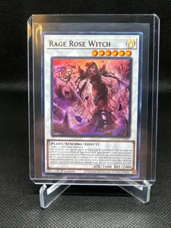Yugioh! 1x Rage Rose Witch DOOD-EN040 Ultra Rare 1st Ed NM - Image 1
