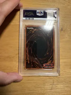 Yugioh Left Arm of the Forbidden One LOB-123 1st Ed. PSA 8 WAVY FADED - Image 5