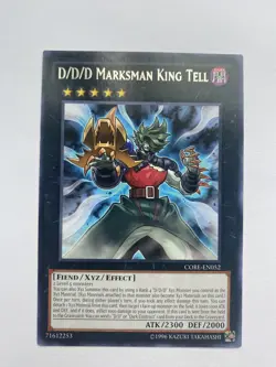 D/D/D Marksman King Tell - CORE-EN052 - Rare - Unlimited Edition - YuGiOh - Image 1