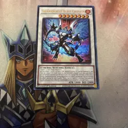 Yugioh Salamangreat Burst Gryphon LD10-EN004 Ultra Rare 1st Ed NM - Image 1