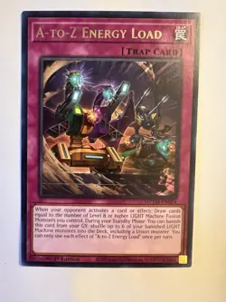 Yugioh! - A-to-Z Energy Load - MZTM-EN024 - Maze of the Master Rare - 1st Ed NM - Image 1