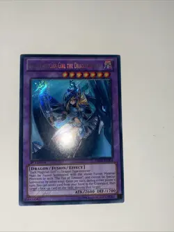 Yugioh Dark Magician Girl The Dragon Knight Drlg 1st Ed Lp - Image 1