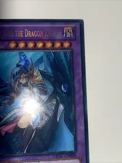 Yugioh Dark Magician Girl The Dragon Knight Drlg 1st Ed Lp - Image 3