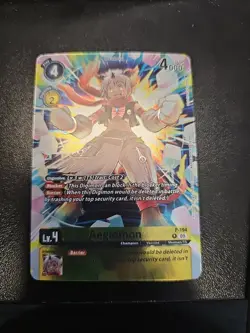 Digimon TCG Exclusive Aegiomon Card P-194 Alt Art - Image 1