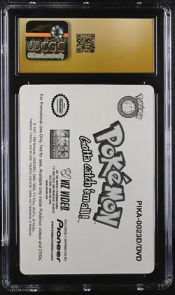 CGC 10 PRISTINE Squirtle Pioneer Viz Video PIKA-0023 Lenticular Pokemon Card - Image 2