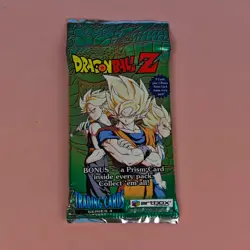 DRAGON BALL Z TRADING CARDS SERIES 4 BOOSTER PACK SEALED ARTBOX - Image 1