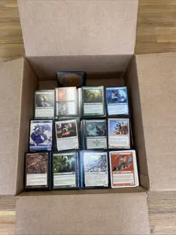Large Box of Unsorted Bulk Magic The Gathering Cards Lot Approx 12 Plus Pounds - Image 3