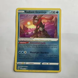 Radiant Greninja 046/189 SWSH10: Astral Radiance NM Pokemon TCG Card - Image 1