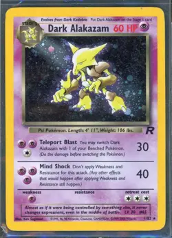 Pokemon Cards - Dark Alakzam 1/82 - Team Rocket - eBay Live Sun 12th 6:30pm - Image 1