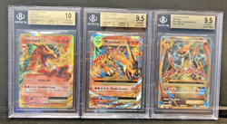 ~ESP~ SPANISH BGS 9.5/10 Charizard Evolutions Line Pokemon Cards EX and M - Image 1