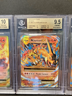 ~ESP~ SPANISH BGS 9.5/10 Charizard Evolutions Line Pokemon Cards EX and M - Image 3