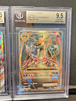 ~ESP~ SPANISH BGS 9.5/10 Charizard Evolutions Line Pokemon Cards EX and M - Image 4