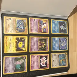 Pokemon Binder Collection VINTAGE 396 card lot - Mixed Conditions - Image 1