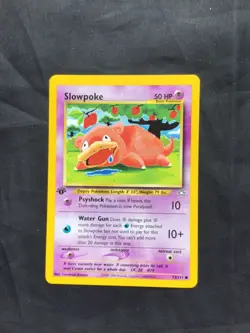 Pokemon Cards: Neo Genesis 1st Edition Common: Slowpoke 73/111 - Image 1