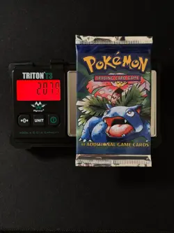 Factory Sealed Base Set Original Booster Pack Box Pokemon Card Venusaur - Image 3