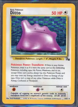 Pokemon Cards - Ditto 3/62 - Fossil Set - eBay Live Sun 12th 6:30pm - Image 1