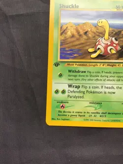 Pokemon Cards: Neo Genesis 1st Edition Common: Shuckle 72/111 - Image 5