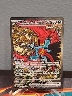 Roaring Moon EX 162/131 Special Illustration Rare Pokemon Card Prismatic - Image 1