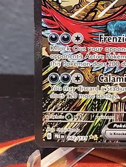 Roaring Moon EX 162/131 Special Illustration Rare Pokemon Card Prismatic - Image 3