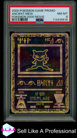 ANCIENT MEW POKEMON PROMO CARD 2000 PSA 8 - Image 1