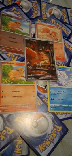 Pokemon TCG Vulpix 5 Cards Total-Vulpix Mega Evolution and Various Card NM - Image 2