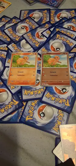Pokemon TCG Vulpix 5 Cards Total-Vulpix Mega Evolution and Various Card NM - Image 5