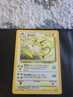 Vintage Pokemon Card Lot Blastoise, Raichu Holos, Official Trading Card Binder - Image 1