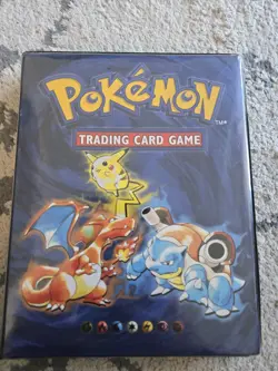Vintage Pokemon Card Lot Blastoise, Raichu Holos, Official Trading Card Binder - Image 3