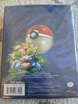 Vintage Pokemon Card Lot Blastoise, Raichu Holos, Official Trading Card Binder - Image 4