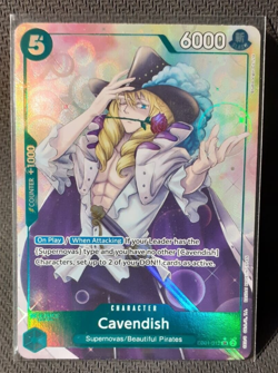 ONE PIECE Card Game english - CAVENDISH - EB01-012- AA - ALTERNATIVE - Image 1
