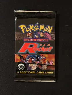 Factory Sealed 1st Edition Team Rocket Booster Pack Box Pokemon Card 4 Design - Image 1