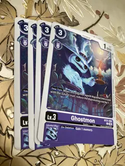 Digimon Card Game Playset Ghostmon BT21-065 C World Convergence - Image 1