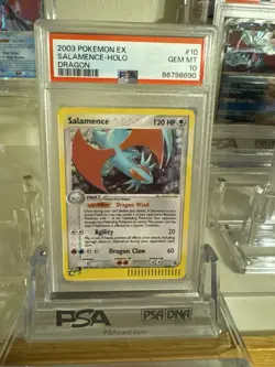 Pokemon Salamence ex Dragon Holo Card 10/97 PSA 10 GEM MINT - Image 1