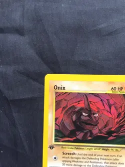 Pokemon Cards: Neo Genesis 1st Edition Common: Onix 69/111 - Image 2