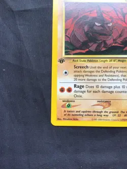 Pokemon Cards: Neo Genesis 1st Edition Common: Onix 69/111 - Image 5