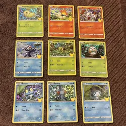 Mcdonald's 25th Anniversary Pokemon Collection 9 Holo Cards NM/M 🎆 - Image 1