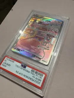 Pokemon TCG Mew EX Black Star Promo Card SVP053 PSA 9 - Image 5