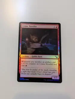 MTG - Crime Novelist (Foil) - Murders at Karlov Manor NM/M Condition - Image 1