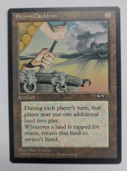 Magic Mtg Alliances Storm Cauldron lightly played - Image 1