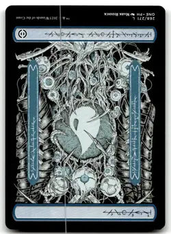 MTG Island Full Art Phyrexia: All Will Be One 268/271 Land NM - Image 1