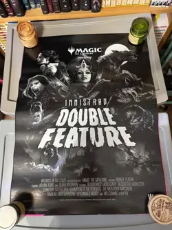 MTG Magic Innistrad: Double Feature Promotional Poster Black & White - Image 1