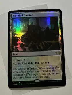 MTG Magic The Gathering Foil Wooded Bastion *NP - Image 1