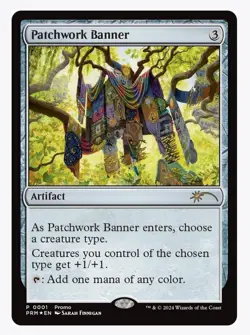 Patchwork Banner Bloomburrow Foil - Image 1