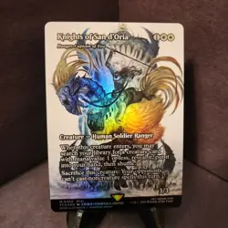 MTG Knights of San d'Oria #2 , Borderless Foil, Magic, Final Fantasy - Image 1