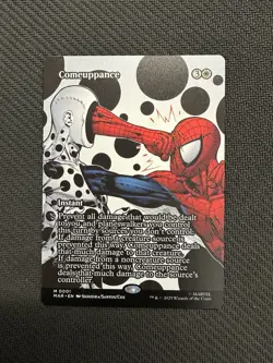 MTG Spider-Man Comeuppance Borderless Non Foil English - Image 1