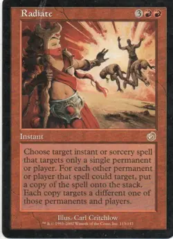 MTG: Torment: Radiate: Lightly Played Condition - Image 1