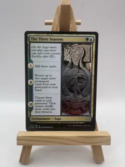 The Three Seasons 231/285 MTG Kaldheim Uncommon 2021 TCG Card LP - Image 1