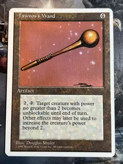 1x Tawnos's Wand (348) Fourth Edition LP MTG Magic the Gathering x1 MKE - Image 1