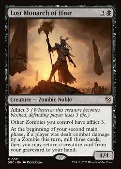 x1 Lost Monarch of Ifnir R MTG Commander: Aetherdrift M/NM, English - Image 1