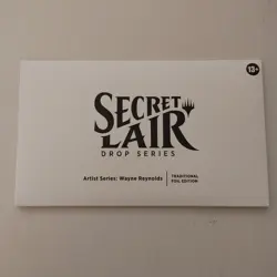 MTG Secret Lair ~ Artist Series: Wayne Reynolds ~ FOIL ~ Sealed in Hand! - Image 1